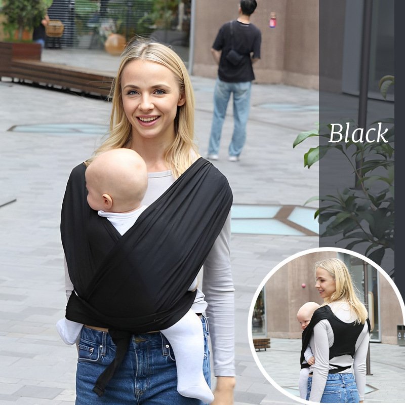 Sears Baby Carrier Newborn Infant Front Facing Multi-Functional Simple Outdoor Baby Wrap - Image 4
