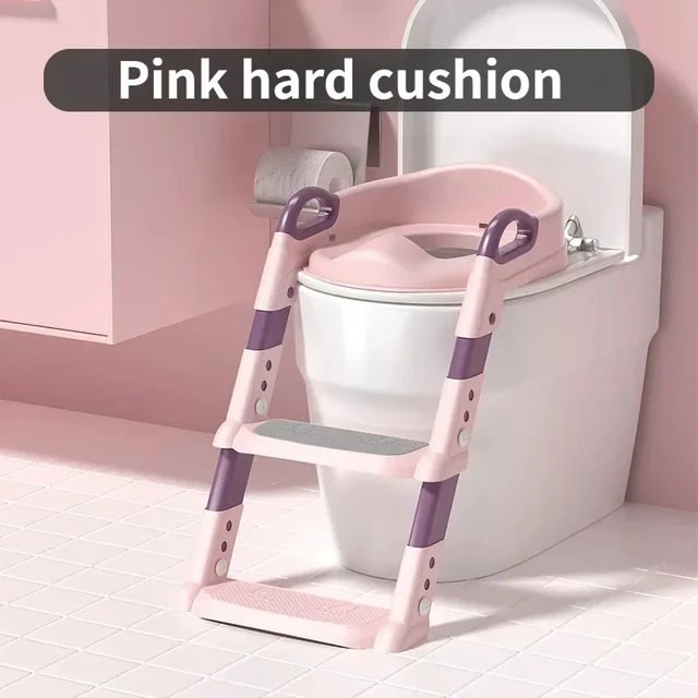 Stair Style Children's Toilet Boy and Girl Baby Toilet Folding Rack Step Stool Child Step Toilet Seat Ring Baby Potty Toilets - Image 10