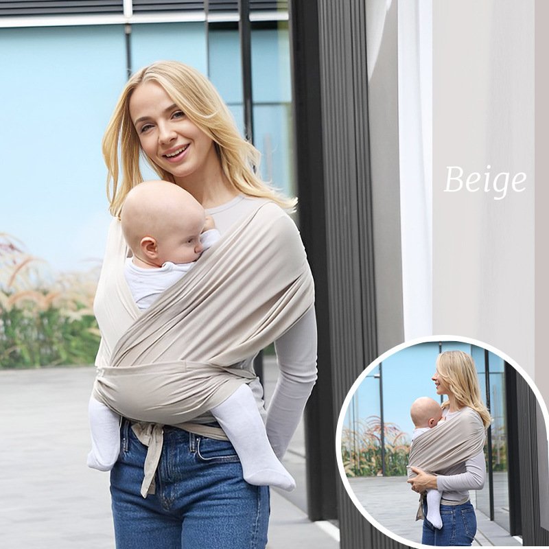 Sears Baby Carrier Newborn Infant Front Facing Multi-Functional Simple Outdoor Baby Wrap - Image 8