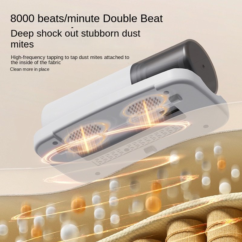 Home Wireless Mini Dust Mite Remover, Powerful Suction, Cordless Bed Dust Mite Cleaner, Compact Mite Remover - Image 3