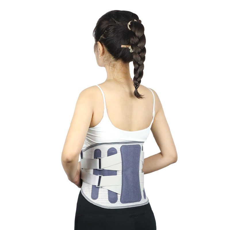 Widening waist belt and detachable steel plate lumbar support - Image 4