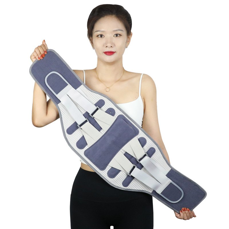 Widening waist belt and detachable steel plate lumbar support - Image 3