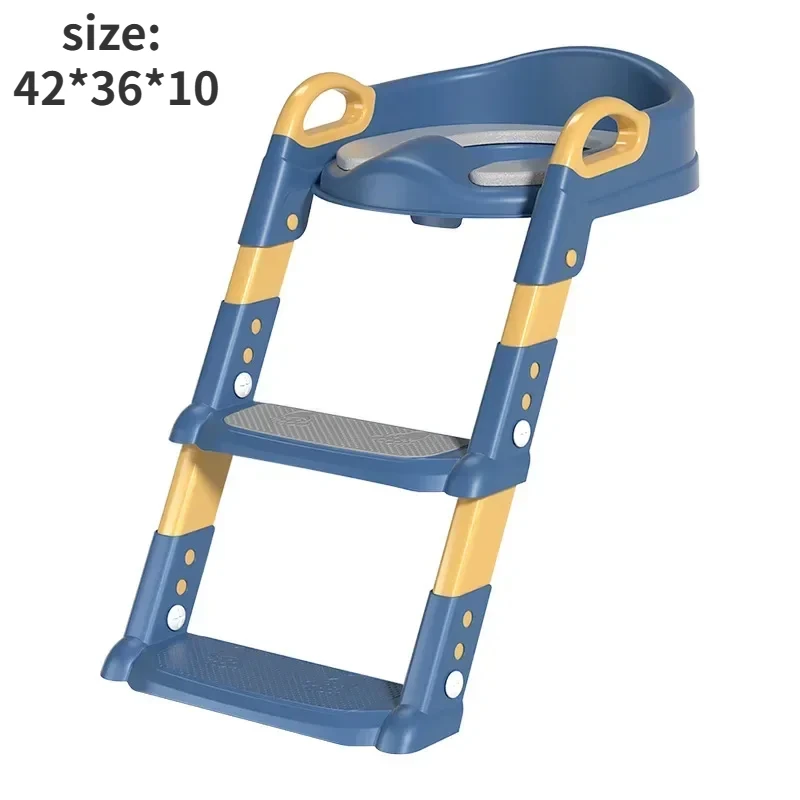 Stair Style Children's Toilet Boy and Girl Baby Toilet Folding Rack Step Stool Child Step Toilet Seat Ring Baby Potty Toilets - Image 3
