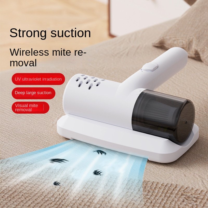 Home Wireless Mini Dust Mite Remover, Powerful Suction, Cordless Bed Dust Mite Cleaner, Compact Mite Remover - Image 2