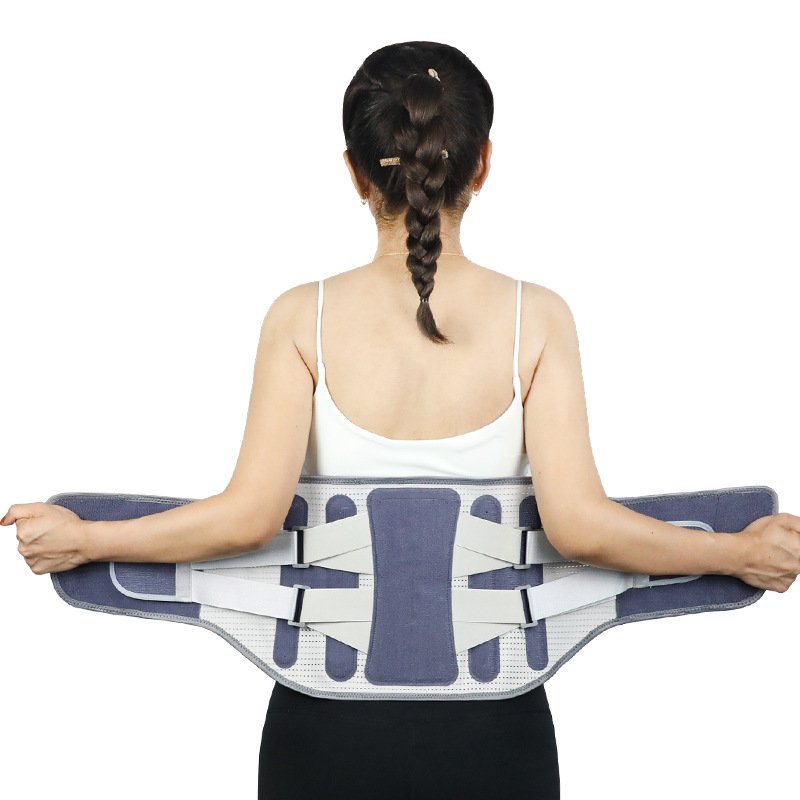 Widening waist belt and detachable steel plate lumbar support - Image 5