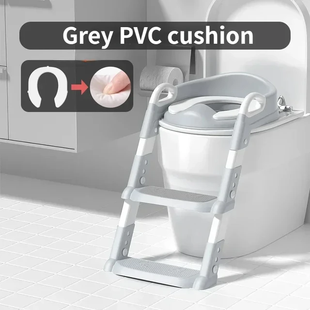 Stair Style Children's Toilet Boy and Girl Baby Toilet Folding Rack Step Stool Child Step Toilet Seat Ring Baby Potty Toilets - Image 12